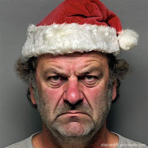 Mugshot of Angry Middle-Aged Man | Stable Diffusion Online