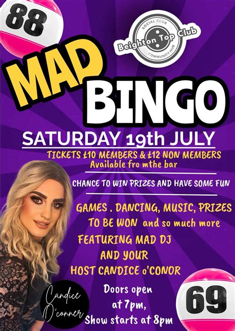 Mad Bingo - A crazy Fun Night! Drag DJ, Music, Bingo & Non Stop ...