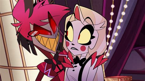 Hazbin Hotel Charlie and Alastor HD Wallpaper