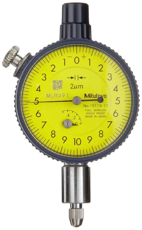Mitutoyo 3052S-11 Dial Indicator, 4-48 UNF Thread, 9.525mm Stem Dia ...