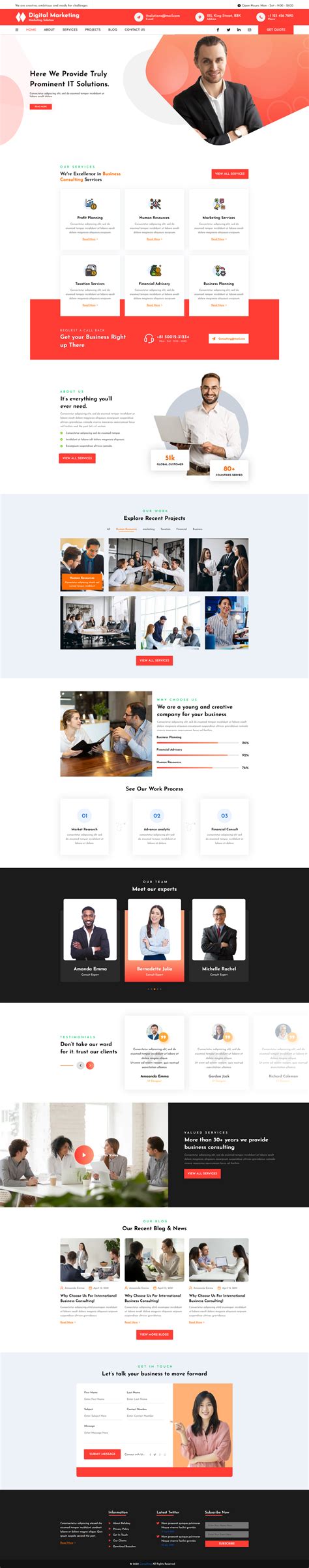 Marketing agency WordPress Theme For SEO Stunning Website