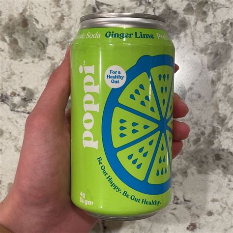 Ginger lime prebiotic soda at Poppi - Review by @claudiad | abillion