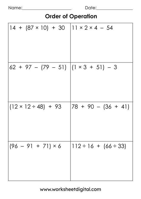Image result for Four Operations Worksheets Beginner