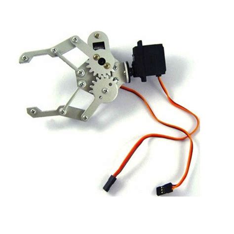 DIY 2DOF Metal Robot Arm with Gripper Clamp Frame kit for Arduino (not ...