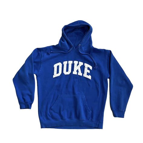 Vintage Duke University Hoodie Embroidered DUKE on... - Depop
