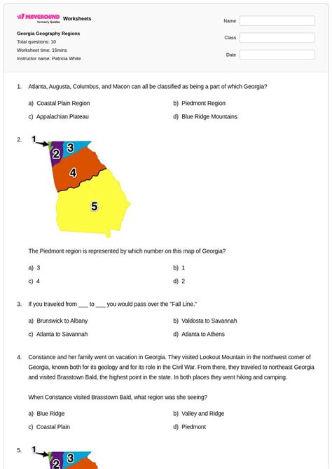 50+ Geographical Regions worksheets for Class 8 on Wayground | Free ...