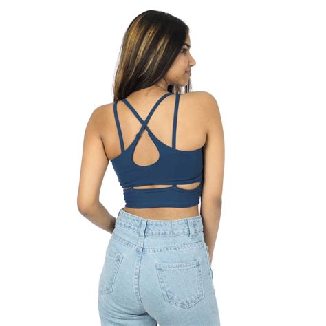 Seamless Criss-Cross Back Bralette - IKAANYA