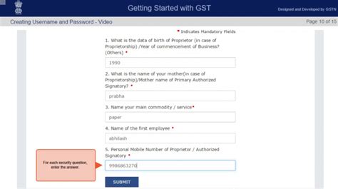 GST Enrollment : Process for Goods and Services Tax Enrollment