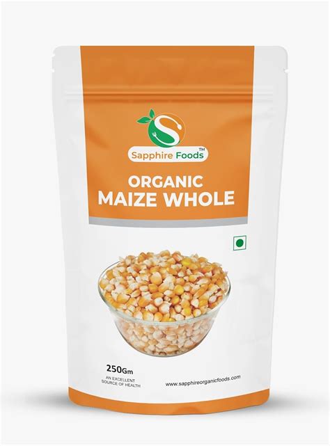 SAPPHIRE FOODS Organic Sabut Maize Makki/Sabut Corn Gluten Free|Whole ...