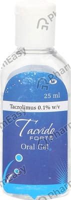 Buy Tacvido Forte 1 % Mouth Gel (25) Online at Flat 15% OFF | PharmEasy