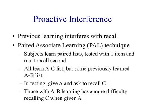 Image result for Proactive Interference