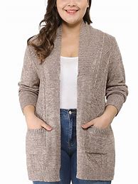Image result for Women's plus Size Cardigan Sweaters