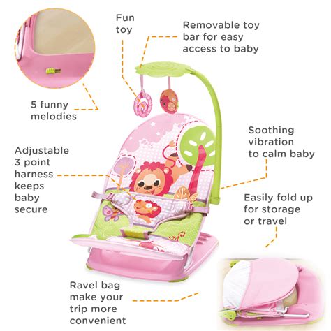 Buy Mastela Fold Up Infant Seat Pink - For Ages 0-1 Years Online at ...