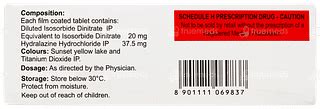 Isorus 20/37.5 MG | Order Isorus 20/37.5 MG Tablet Online at Truemeds