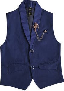 Qtsy Solid Boys Waistcoat - Buy Qtsy Solid Boys Waistcoat Online at ...