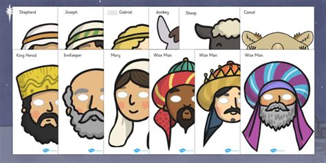 Nașterea Domnului - Măști pentru jocul de rol