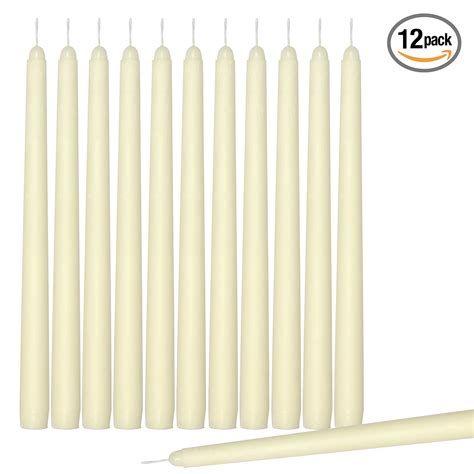 Buy Golden Glow Tapered Candles | Dripless Taper Candles | Excellent ...
