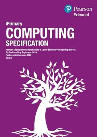 Pearson Edexcel International Award in Lower Secondary Computing Sample ...