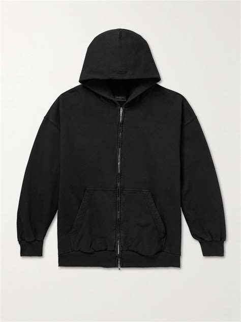 Black zip up hoodie online