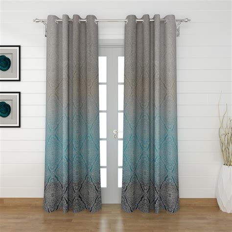 Buy Matrix Sahara Baroque Semi-Blackout Door Curtain - 135 x 225 cm ...