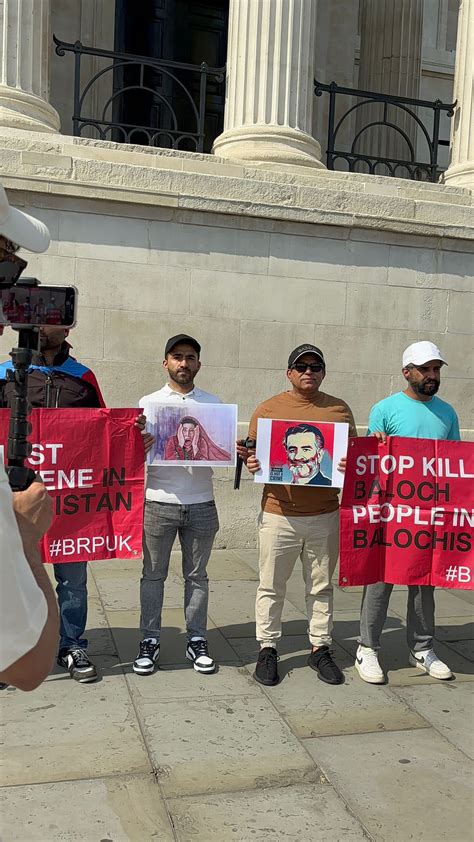 Baloch community organises protest in UK condemning Pakistan Army's ...