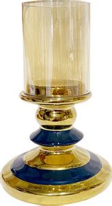 Lemon Tree Tealight Candle Stand with Glass Chimney Ceramic 1 - Cup ...