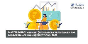 Master Direction – RBI (Regulatory Framework for Microfinance Loans ...
