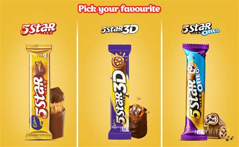 Cadbury 5 Star Kitted Pack Chocolate Bars, 96 g : Amazon.in: Grocery ...