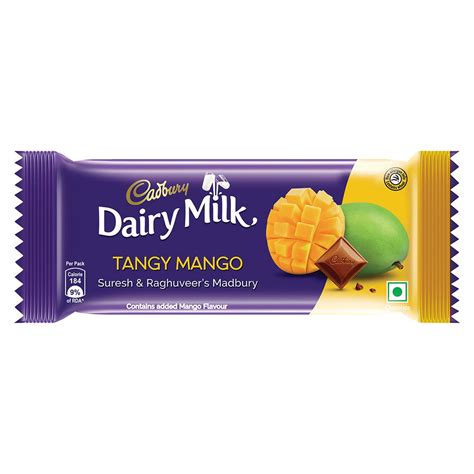 Cadbury Dairy Milk Tangy Mango Madbury Chocolate Bar, 36 Gm : Amazon.in ...