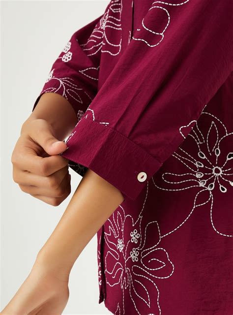 Buy Women Floral Embroidered Tunic Online at just Rs. 699.0 ...