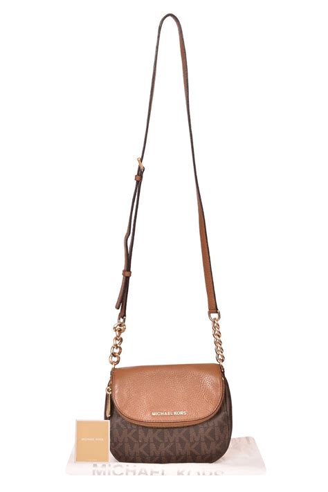 Michael Kors Signature Coated Canvas Mott Dome Crossbody Bag – Retag ...