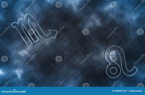 Scorpio and Leo Compatibility Stock Image - Image of prediction, starry ...