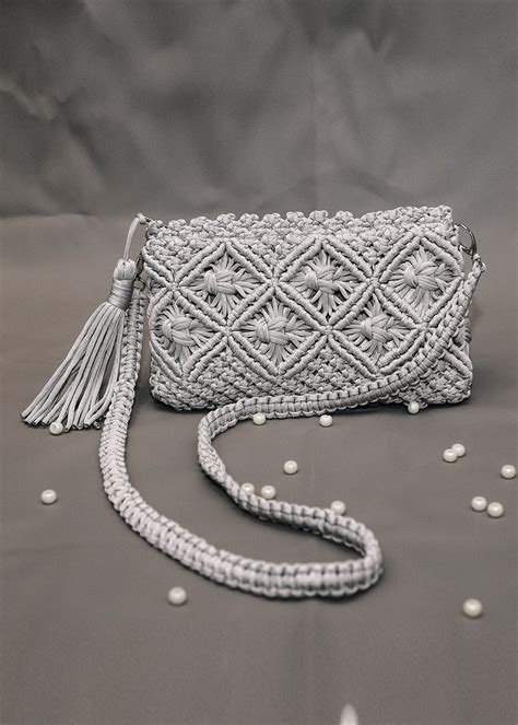 Get Tassel Detail Grey Floral Sling Bag at ₹ 1150 | LBB Shop