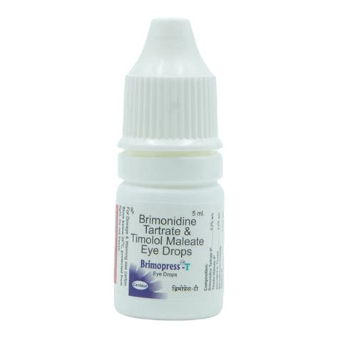 Brimopress T Eye Drop 5 ml | Uses, Side Effects, Price | Apollo Pharmacy