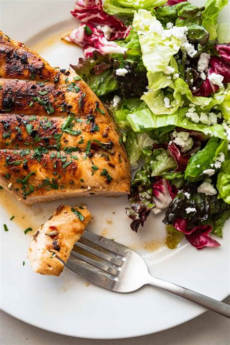 Grilled Chicken Breast (Juicy and Tender) | The Mediterranean Dish