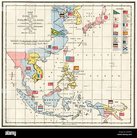 American Imperialism 19th Century Map