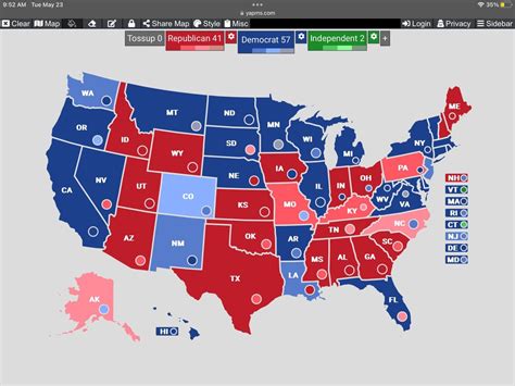 Current Senate Map 的图像结果