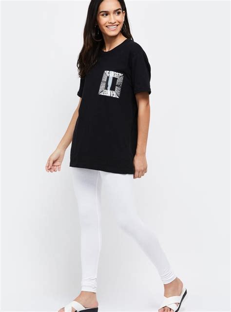 Buy Women Solid Leggings Online at just Rs. 399.0 - 1000011190140 | Max ...