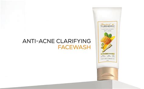 Miracles of Turmeric Anti-Acne Clarifying Face Wash | 25X Curcumins ...