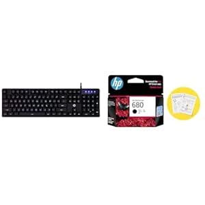Amazon.in: Buy HP K300 Backlit Membrane Wired Gaming Keyboard with ...