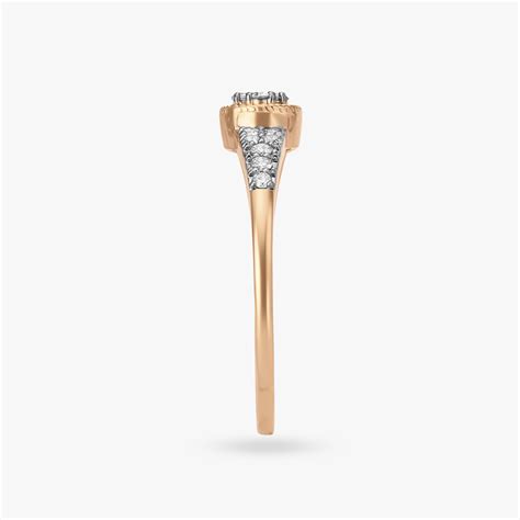 Floral Whispers Diamond Bouquet Finger Ring
