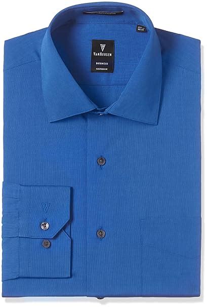 Buy Van Heusen Men's Regular Fit Cotton Formal Shirt (VHSF516M11257_44 ...