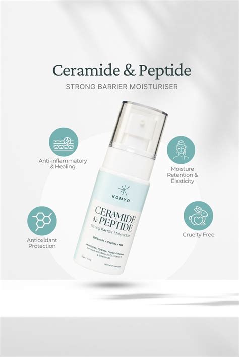 Ceramide & Peptide Strong Barrier Moisturiser – Komyowellness
