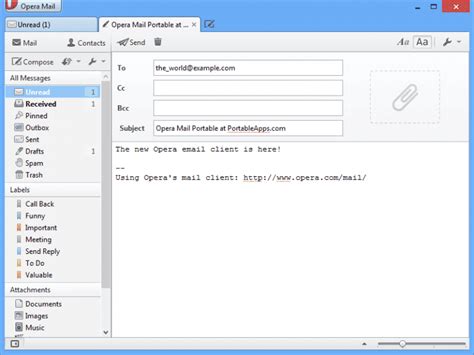 Image result for Opera Mail Client