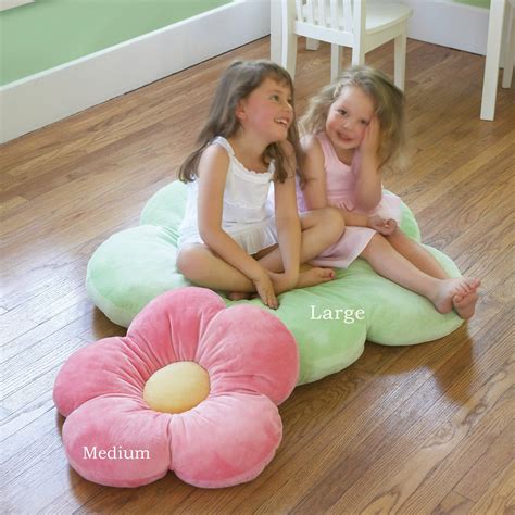 35" Large Pink Daisy Flower Pillow, Baby Lounger, Girls Room & Baby ...