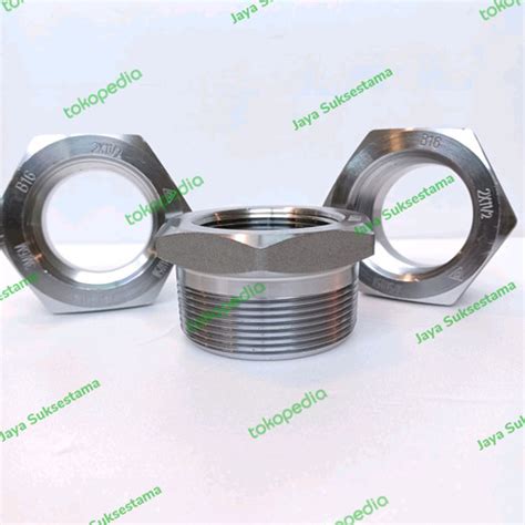 Jual Vlok Ring Besi Class 3000 1/2" x 3/8" inch - Bushing Besi #3000 ...