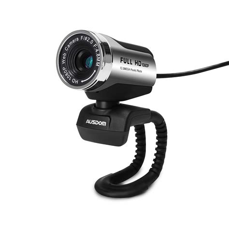 FHD Webcam 1080P, AUSDOM AW615 Computer Camera with Microphone USB Web ...