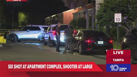 Police: 6 hospitalized after overnight shooting in Tampa