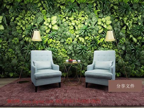 生态绿植墙,休闲椅,绿植_其他模型下载-摩尔网CGMOL