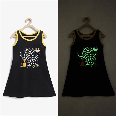 Glow A-line Dress - Dino-A-Maze - 6 - 12 months - SuperBottoms